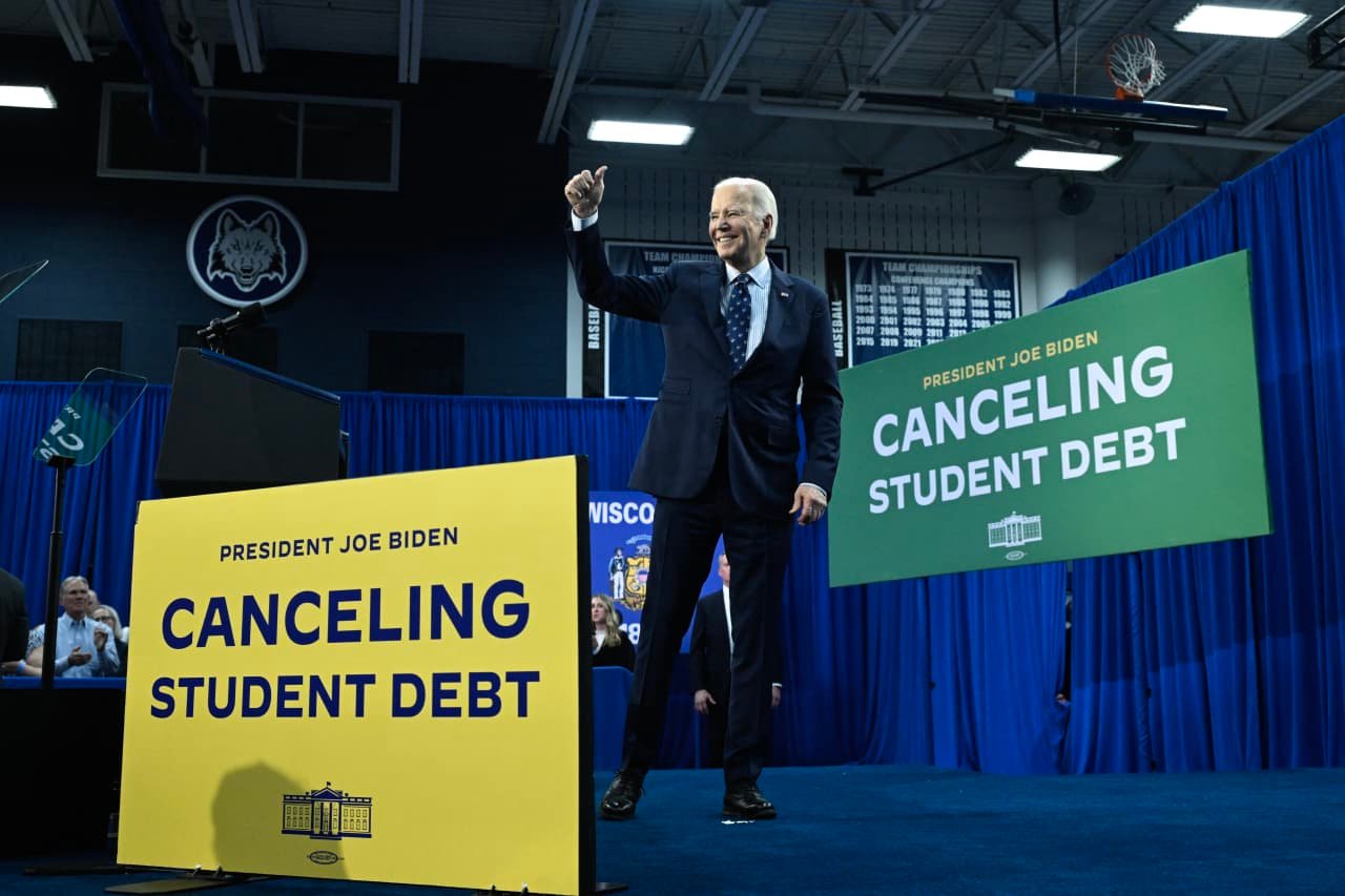 Biden pulls the plug on mass student-debt cancellation after rushing $4.28 billion in relief