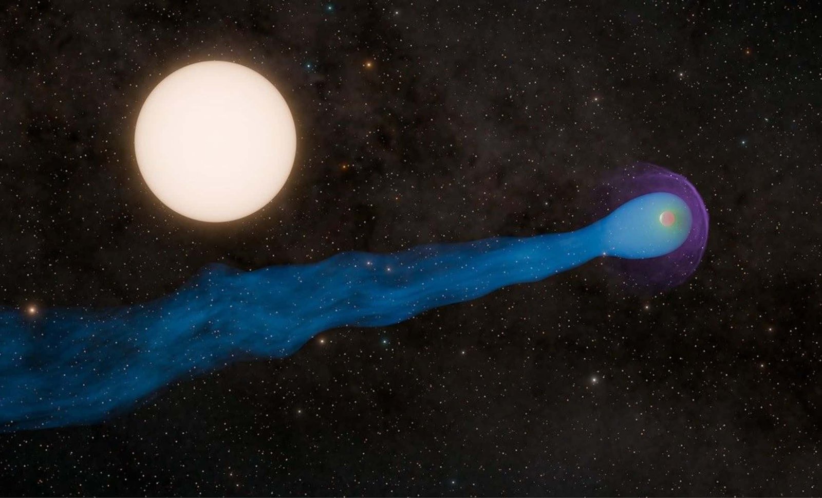 NASA Astronomers Discover a Planet With a Tail Over 350,000 Miles Long