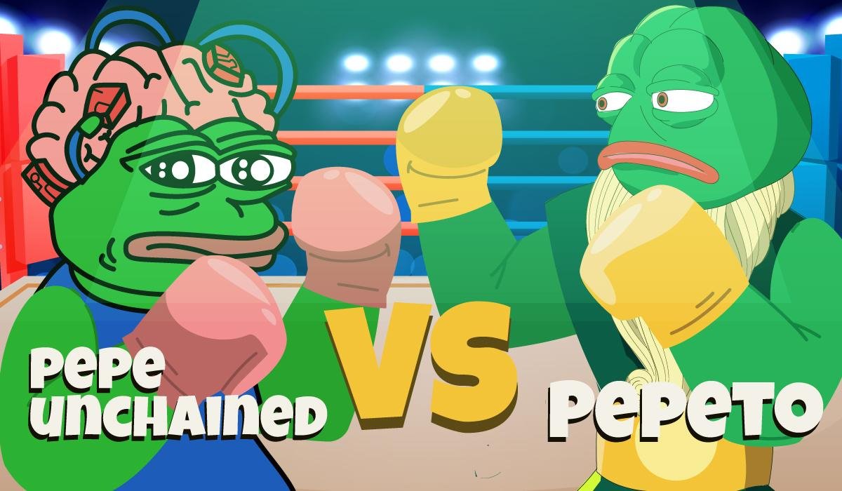 Pepeto and Pepe Unchained Compete for Dominance in the