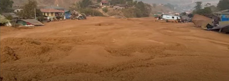 Another tailings landslide in Hpakant, Myanmar