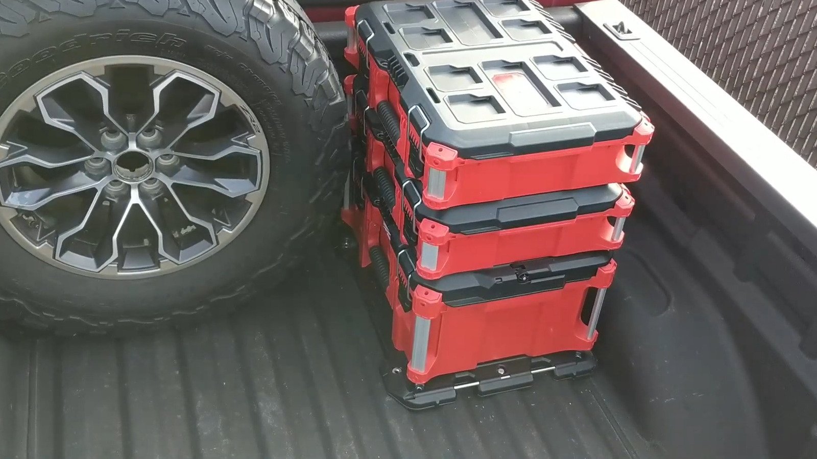 How To Secure Milwaukee Packout Boxes In Your Truck Bed