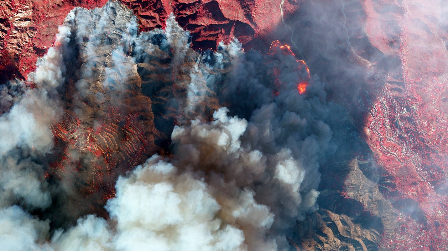 Images from space show devastation of raging Los Angeles fires