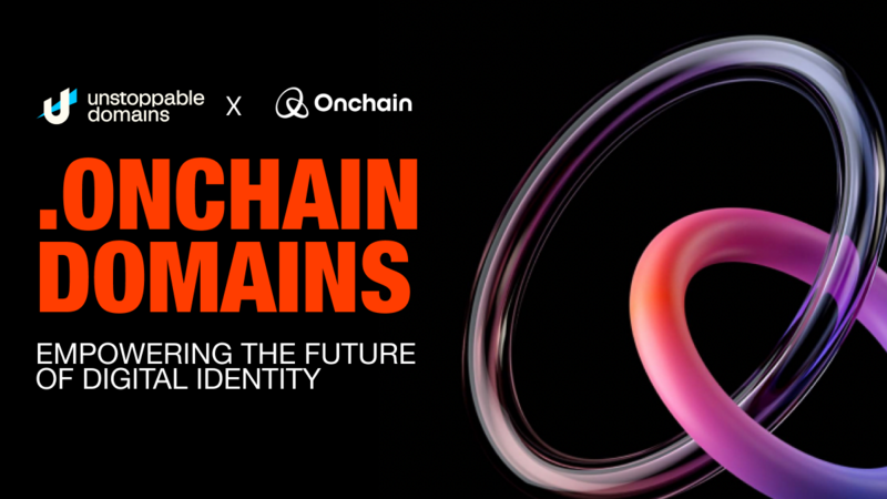 Onchain’s Web3 Insights Platform Now Offers .ONCHAIN Domains