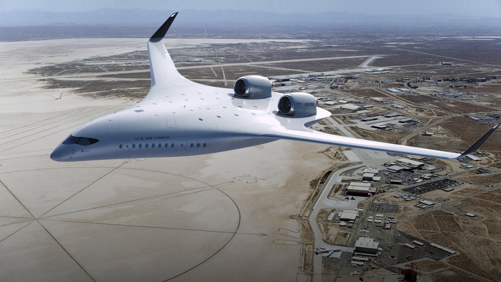 Passenger plane with entirely new blended wing shape aims to