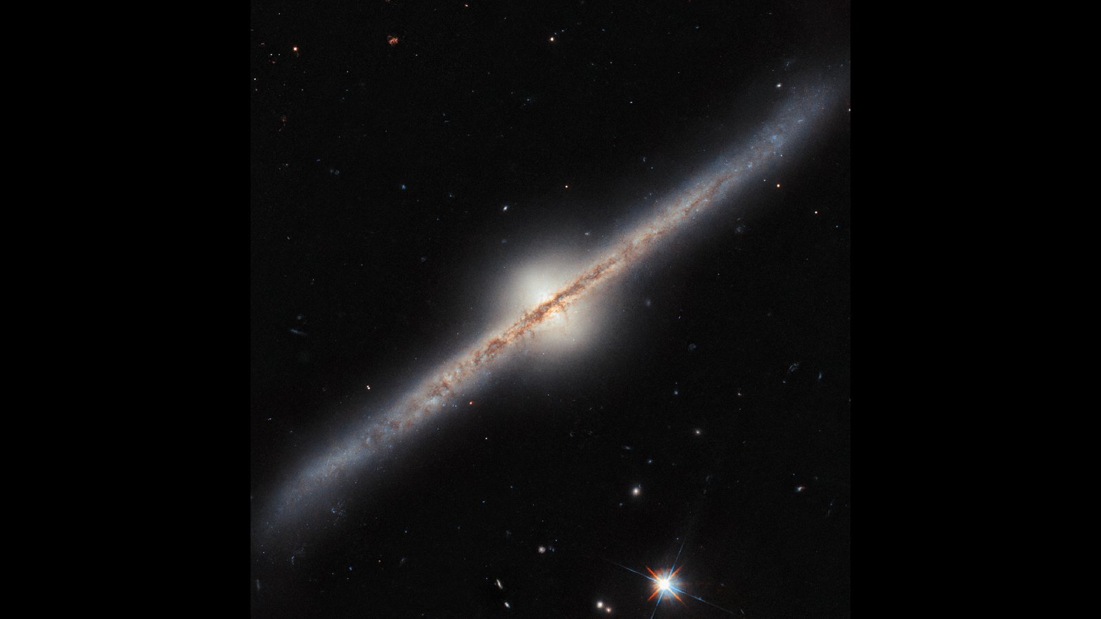 Space photo of the week The tilted spiral galaxy that