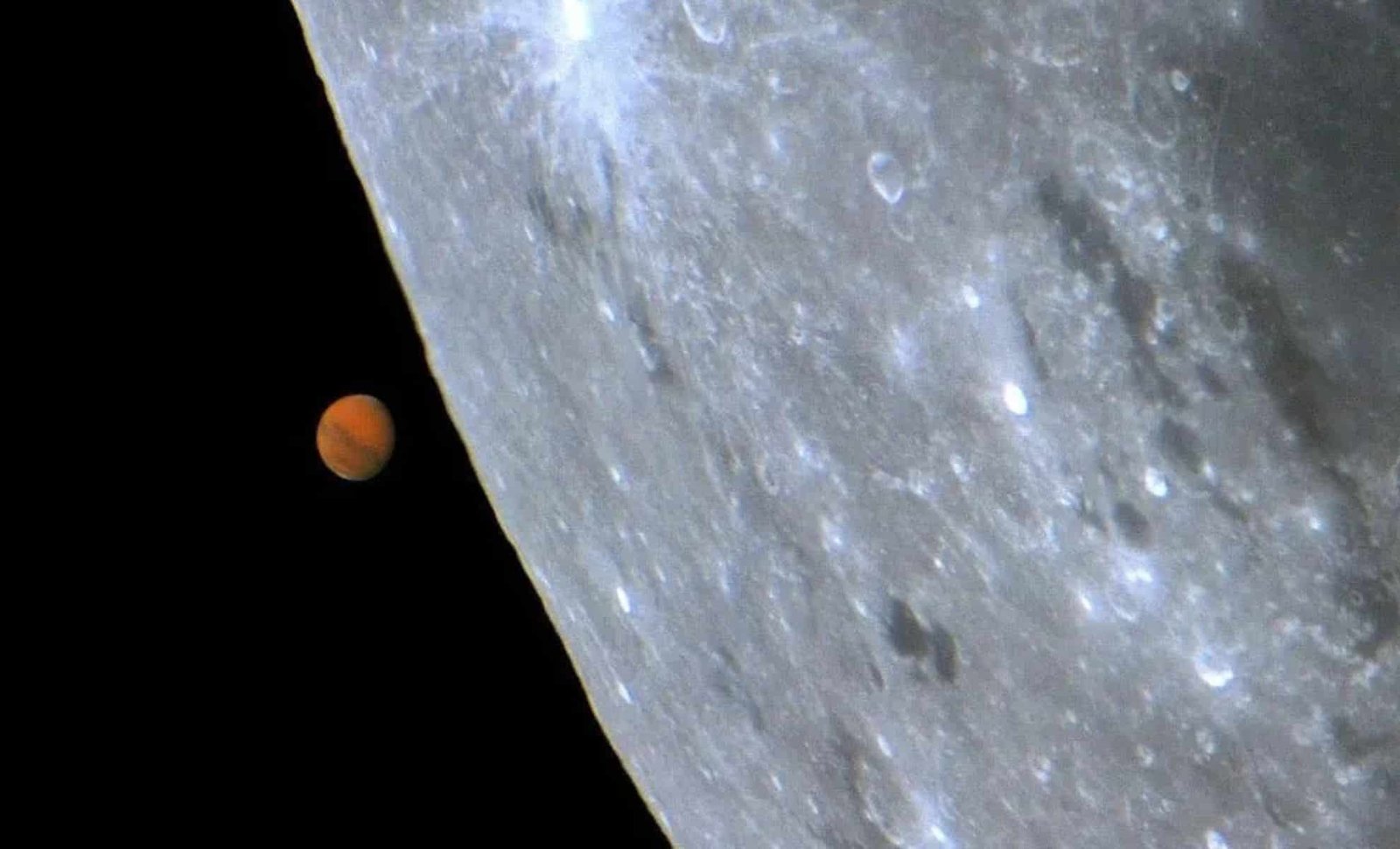 The Moon to Eclipse Mars in a Rare Celestial Event. E28093 Heres Where and