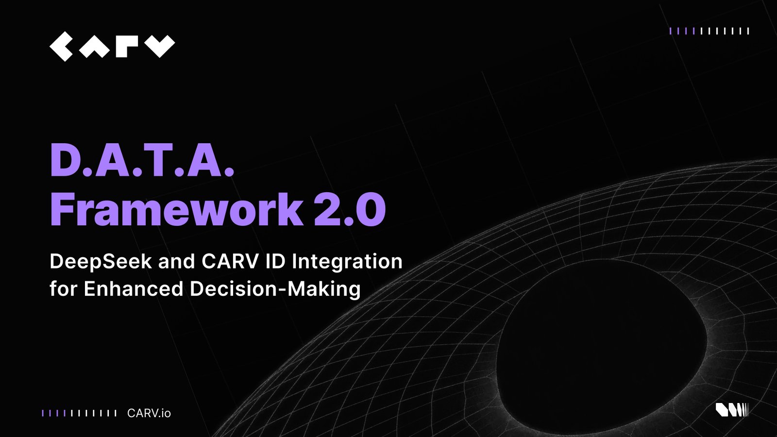 CARVs DATA Framework 20 DeepSeek and CARV ID Integration for