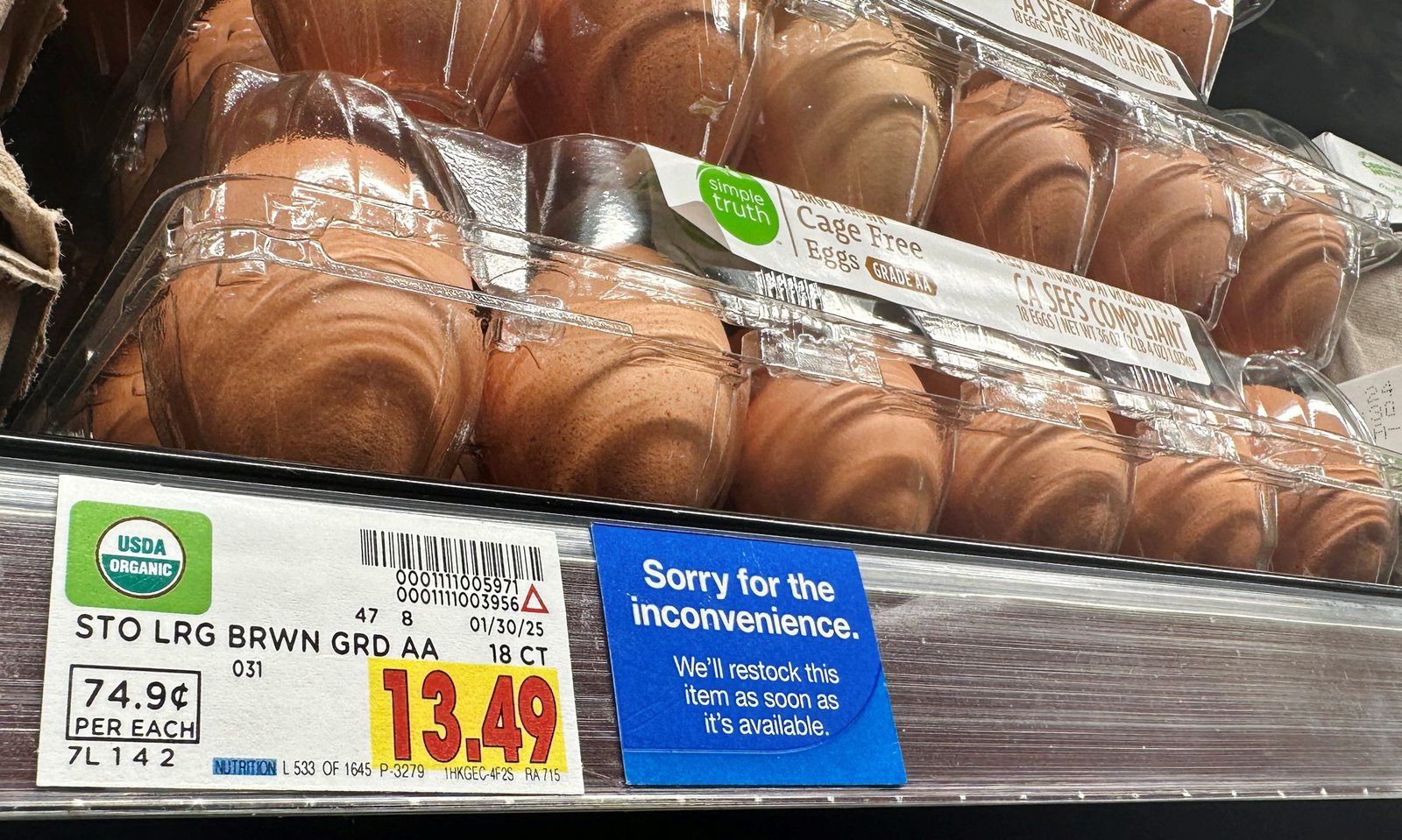 USDA offers consumers relief from record-high egg prices, but warns over Easter sticker shock